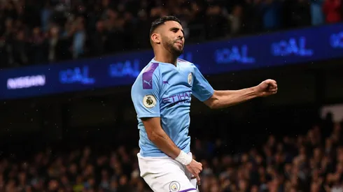 Mahrez brinca com comparação a Savinho após jovem brilhar no City. (Foto: Laurence Griffiths/Getty Images)