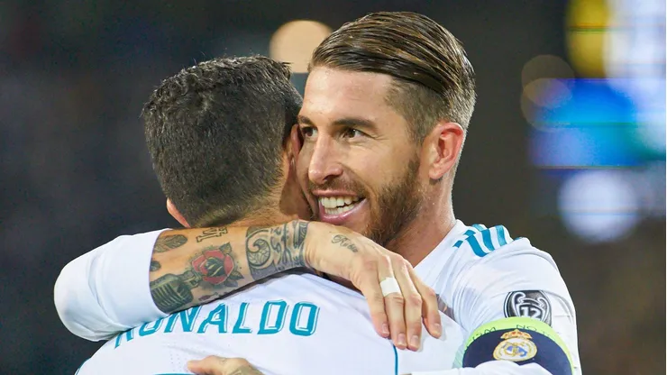 Cristiano Ronaldo e Sérgio Ramos nos tempos de Real Madrid.