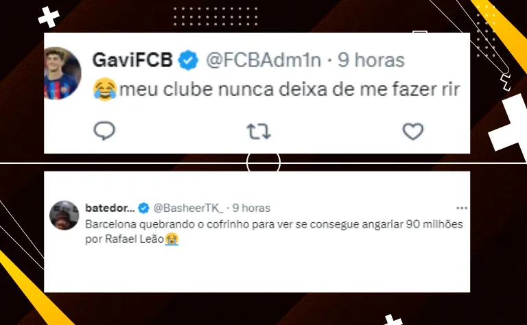 Torcedores do Barcelona comentam sobre o interesse do clube em Rafael Leão