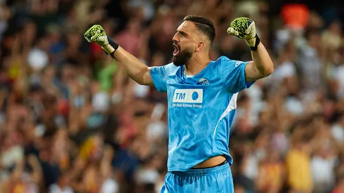 Mamardashvili em partida pelo Valencia