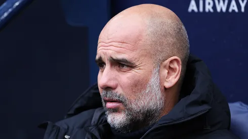 Guardiola tem mais um ano de contrato pela frente no Manchester City (Foto: Alex Livesey/Getty Images)