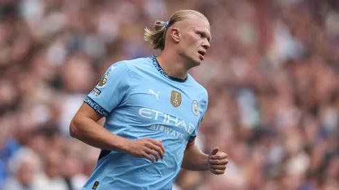 Erling Haaland, atleta do Manchester City. (Photo by Julian Finney/Getty Images)