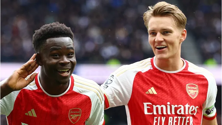 Arteta elogia Saka comparando-o a Messi. (Foto: Clive Rose/Getty Images)