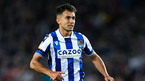 Zubimendi optou por não ir para o Liverpool e seguir na Real Sociedad. (Photo by David Ramos/Getty Images)