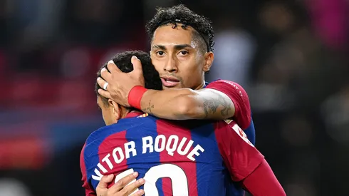 Raphinha e Vitor Roque.