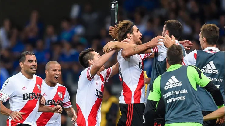 Vínculo de mio-campista com o River Plate continua forte.(Foto: Juliana Flister/Getty Images)