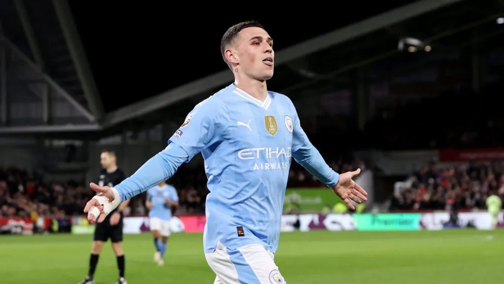 Phil Foden, do Manchester City, o grande favorito para conquistar o prêmio.(Foto: Ryan Pierse/Getty Images)
