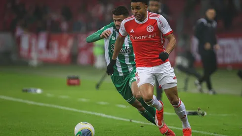 Wanderson durante o confronto entre Internacional e Juventude pela Copa do Brasil, no dia 10 de julho de 2024. (Sipa US / Alamy Stock Photo)