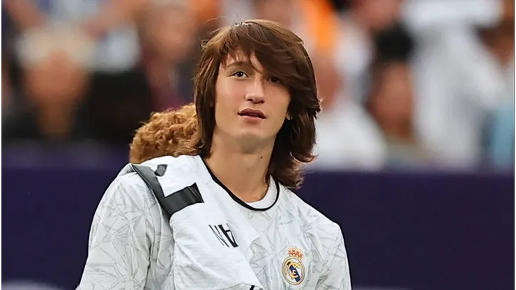 Joan Martínez, zagueiro da base do Real Madrid. (Photo by Rich Graessle/Icon Sportswire/Imago)