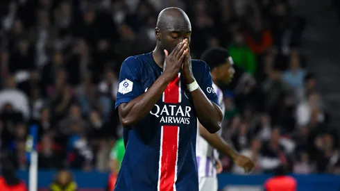 Danilo Pereira em partida pelo PSG