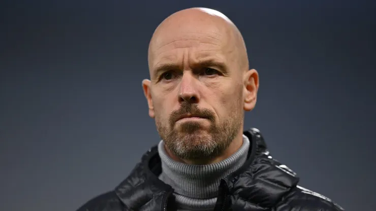 Erik Ten Hag, técnico do Manchester United. (Photo by Justin Setterfield/Getty Images)