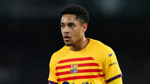 Vitor Roque, atacante do Barcelona. (Photo by David Ramos/Getty Images)