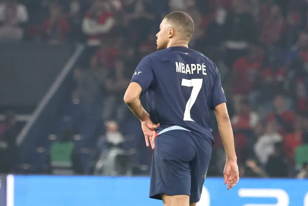 Mbappé foi eliminado na Champions League pelo PSG. Foto: IMAGO / MAXPPP