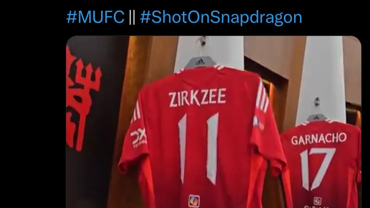 Divulgação X/Manchester United