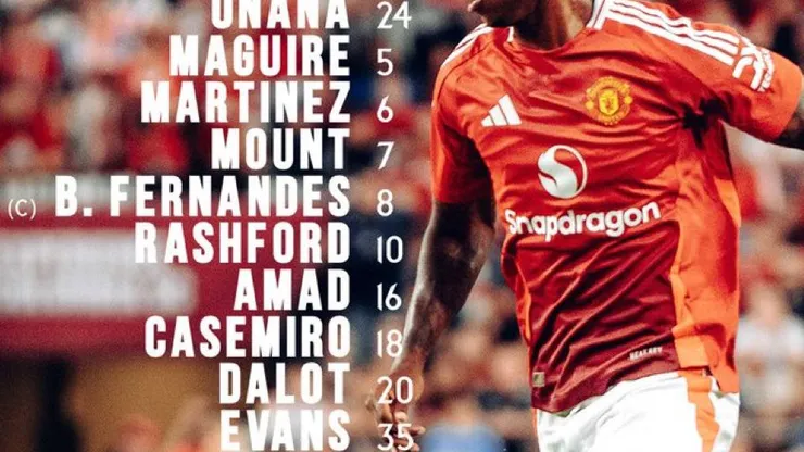 Divulgação X/Manchester United