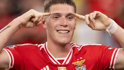 Rival do Corinthians quer anunciar Benjamín Rollheiser, do Benfica. (Foto: Imago)