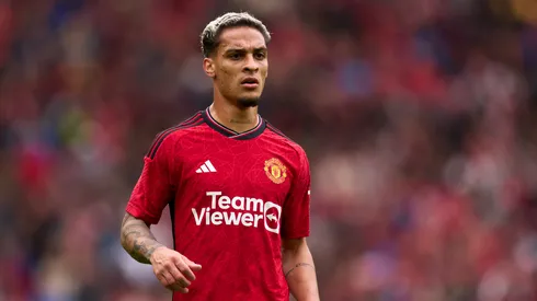 Antony abriu o jogo sobre futuro no United (Foto: Alex Caparros/Getty Images)
