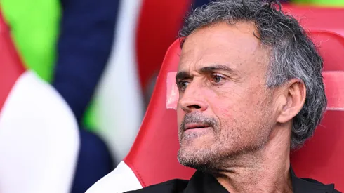 Luis Enrique em partida pelo PSG
