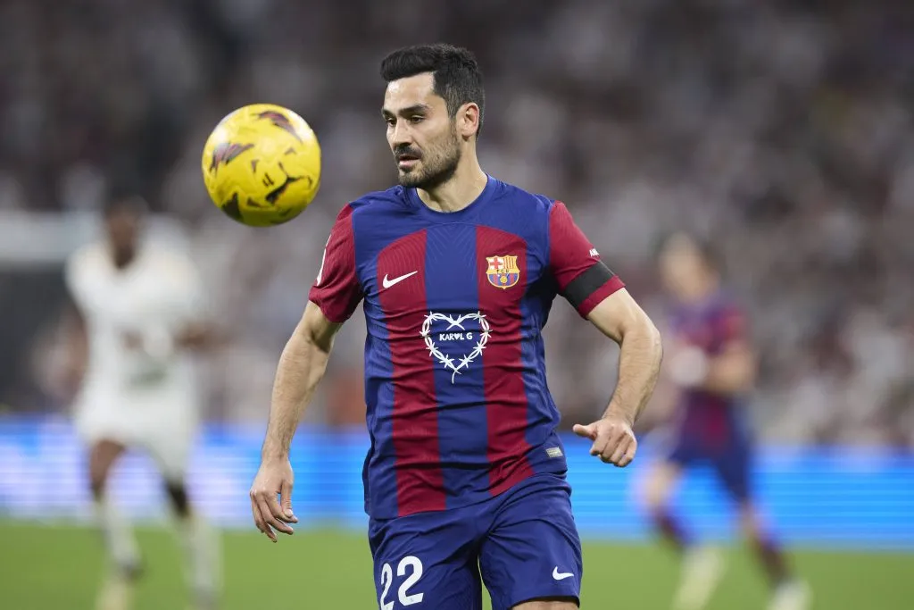 Gündogan com a camisa do FC Barcelona. Foto: IMAGO / Goal Sports Images