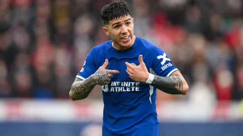 Enzo Fernández assumiu uma nova função no Chelsea. (Foto:Craig Thomas/News Images)