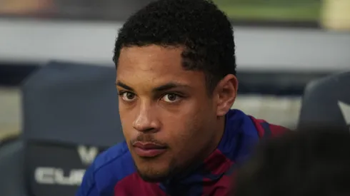 Vitor Roque pelo Barcelona (Photo by Alex Caparros/Getty Images)