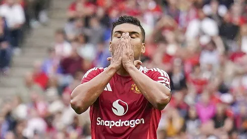 Casemiro durante a pré-temporada do Manchester United