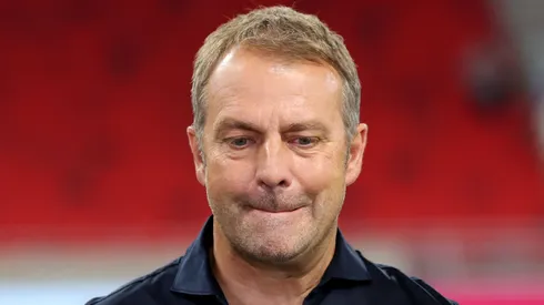 Hansi Flick, treinador do BARCELONA (Photo by Alexander Hassenstein/Getty Images)