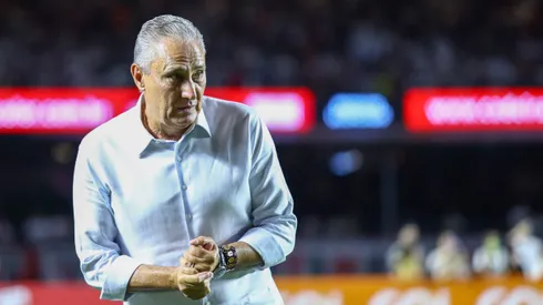 Tite, técnico do Flamengo. Foto: Marco Miatelo/AGIF