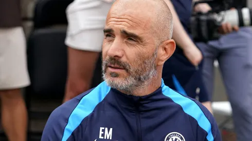 Enzo Maresca, técnico do Chelsea em amistoso contra o Manchester City. (Photo by Jason Mowry/Getty Images)