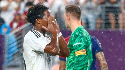 Endrick ainda não marcou nos dois jogos de pré-temporada do Real Madrid. (Foto: William Volcov)