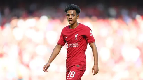 Fábio Carvalho, jogador do Liverpool. (Photo by Michael Regan/Getty Images)