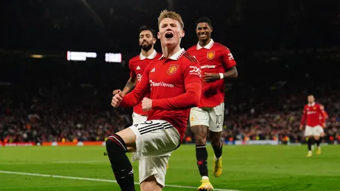 McTominay comemorando gol pelo Manchester United