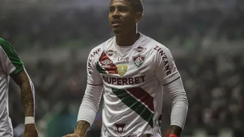 John Kennedy durante a partida entre Juventude e Fluminense, nas oitavas de final da Copa do Brasil. (Associated Press / Alamy Stock Photo)