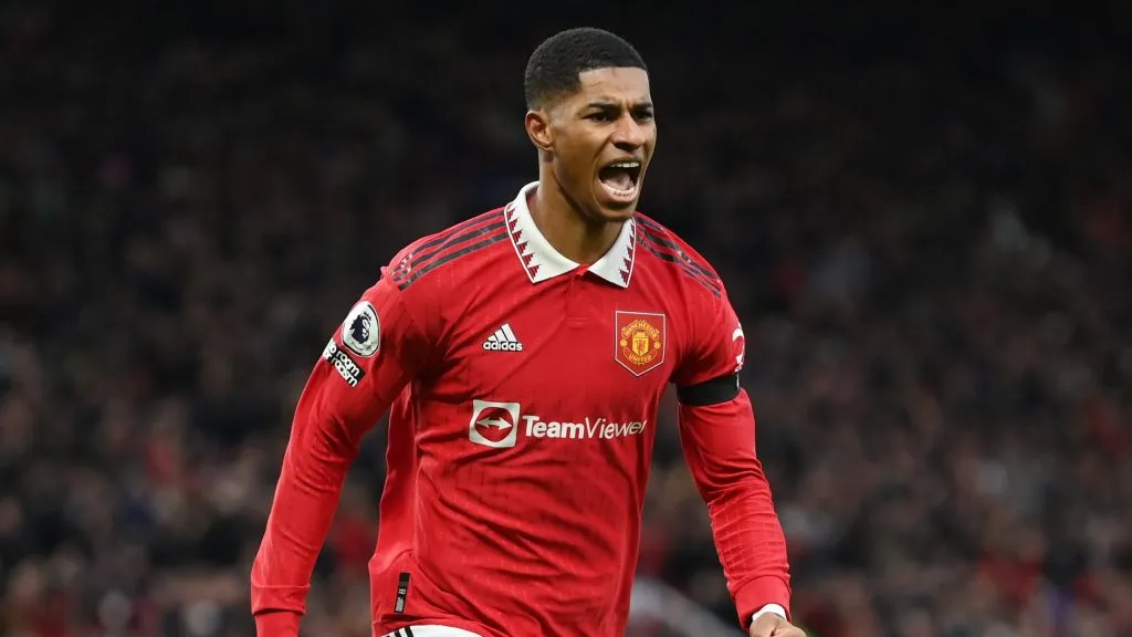 Marcus Rashford, atacante do Manchester United. (Photo by Michael Regan/Getty Images)