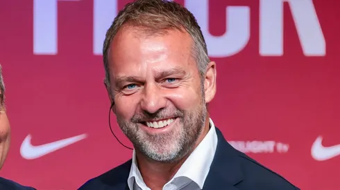 hansi flick, técnico do barcelona. (Photo by Eric Alonso/Getty Images)