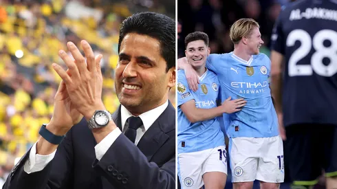 PSG e Manchester City negociam acordo histórico para o futebol. Foto: Alex Grimm & Alex Livesey/Getty Imagens