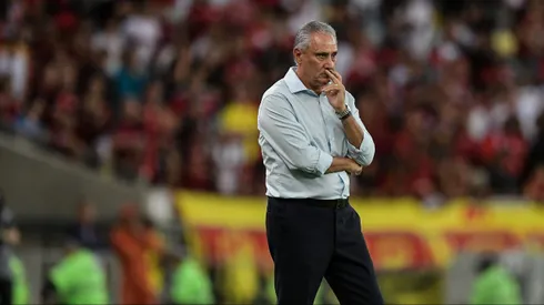Tite, treinador do Flamengo. Foto: Thiago Ribeiro/AGIF