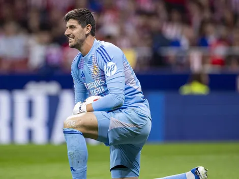Courtois explica a Florentino episódio lamentável contra o Atlético