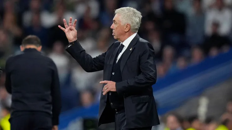 Carlo Ancelotti treinador do Real Madrid