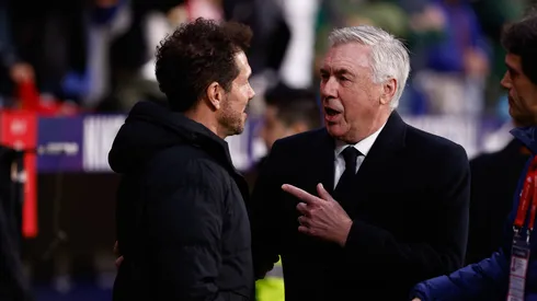 Carlo Ancelotti e Diego Simeone juntos