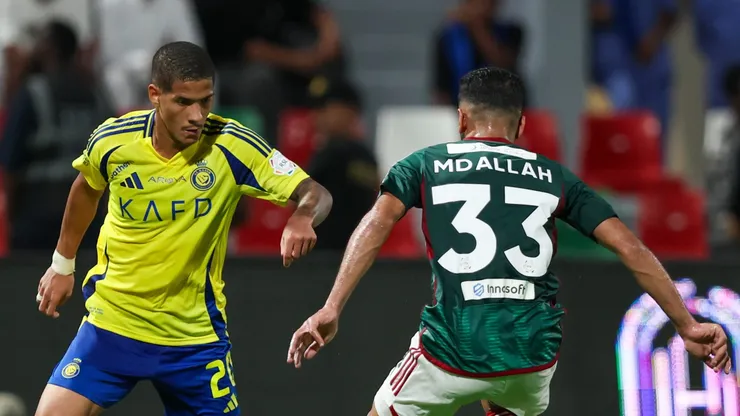 Ângelo marca gol em vitória no Al-Nassr. Foto: Yasser Bakhsh/Getty Images