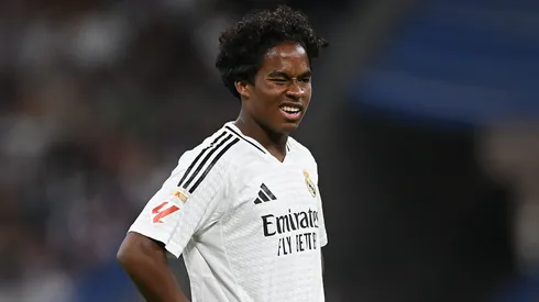 Atitude de Endrick, do Real Madrid fez Barcelona virar piada na imprensa espanhola. (Photo by Denis Doyle/Getty Images)