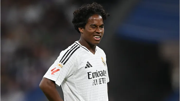 Atitude de Endrick, do Real Madrid fez Barcelona virar piada na imprensa espanhola. (Photo by Denis Doyle/Getty Images)