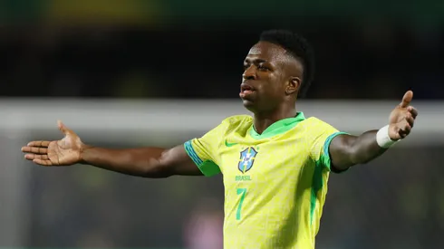 Fase de Vini Jr na Seleção Brasileira é assunto de discussão. Foto: Lucas Figueiredo/Getty Images