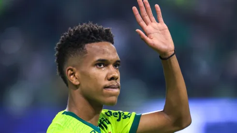 Estêvão, atacante do Palmeiras, pode retornar contra o Red Bull Bragantino. Foto: Marcello Zambrana/AGIF