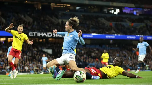 Manchester City encarou o Watford por rodada da Copa da Liga Inglesa, no Etihad Stadium (Foto: Carl Recine/Getty Images)
