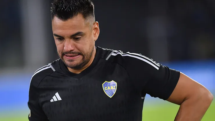 Sergio Romero, goleiro do Boca Juniors se envolveu em confusão com torcedores do próprio time (Photo by Hernan Cortez/Getty Images)