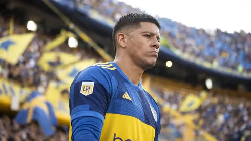 Marcos Rojo com a camisa do Boca Juniors.