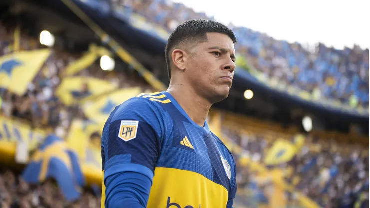 Marcos Rojo com a camisa do Boca Juniors.