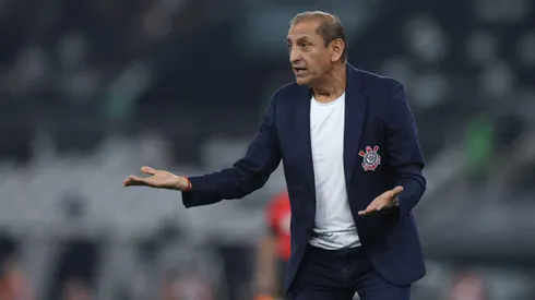 Ramón Díaz, técnico do Corinthians. (Photo by Lucas Figueiredo/Getty Images)